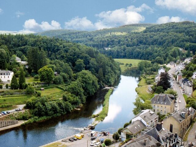 ardennen rivier mooi landschap